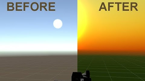 How to Edit Skybox Colour Unity 2019
