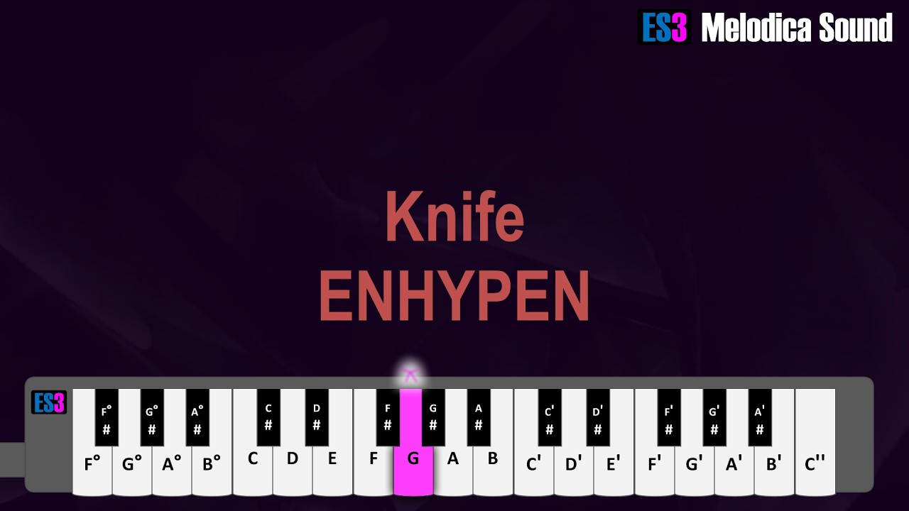 Knife - ENHYPEN Melodica Tutorial.
