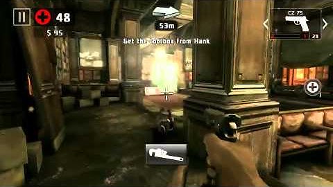 Dead trigger 2 - getting tool box mission gameplay iPhone 5c