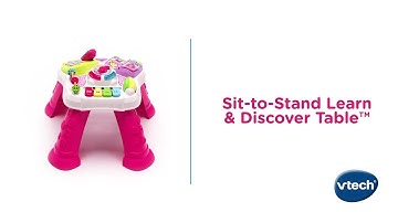 Sit-to-Stand Learn & Discover Table | Demo Video | VTech®
