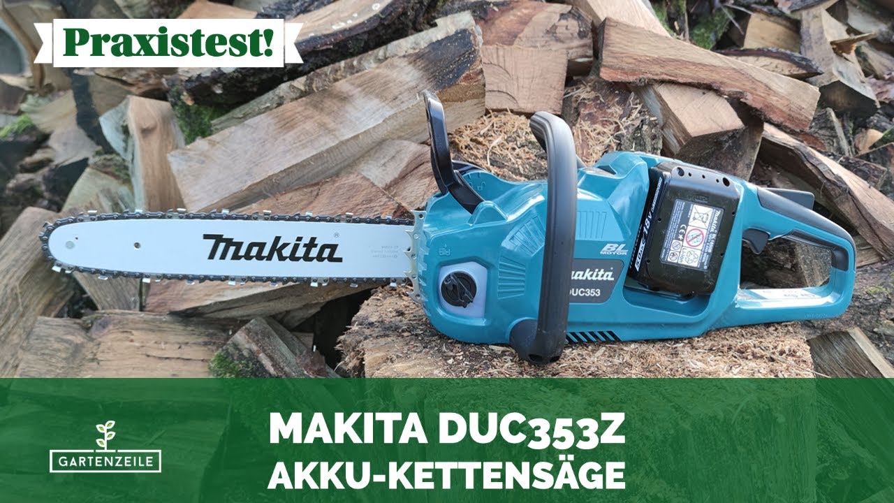 Makita DUC353Z Akku-Kettensäge 2x 18V im Test!