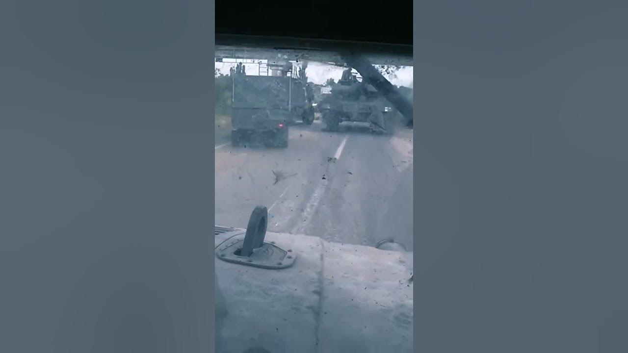 Moment tree falls on wounded troops after Russian mortar nearly kills Ukraine soldier