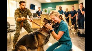 Don't Touch Him The Veteran Warned The Vet Tech—Until His K9 Broke Free And Chose Her Instead