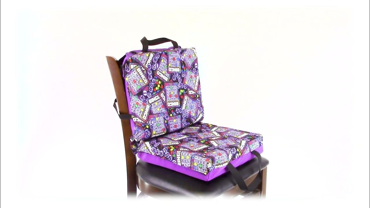 Cosmic Bingo Double Seat Cushion - Purple