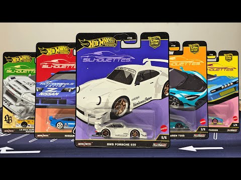Unboxing Hot Wheels Silhouette 2025 Premium Car Culture Full Set