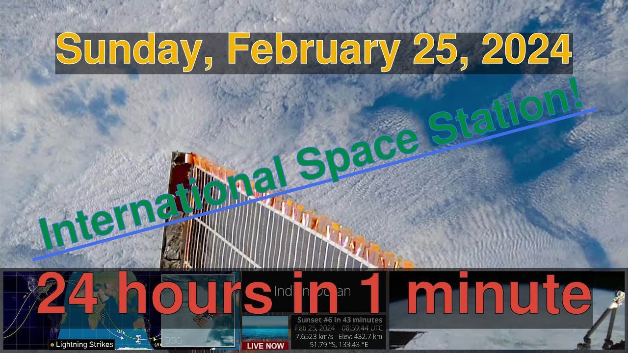 NASA Live Stream of Earth HD camera [02-25-2024] - Daily Time Lapse # ...