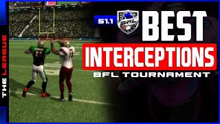 BFL Best Interceptions & Pick Sixes Of The (S1.1) Tournament - BACKBREAKER FOOTBALL LEAGUE