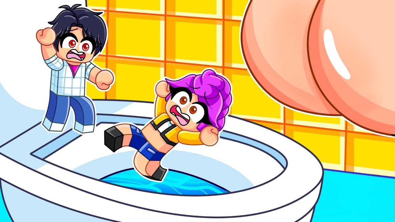 Nos CAEMOS en un INODORO GIGANTE en Roblox! (KPop Demon Hunters)