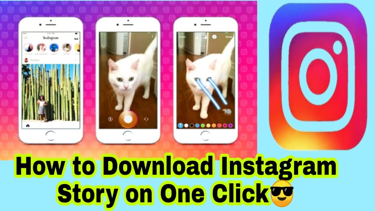 किसी के Instagram Story को कैसे डाउनलोड करे in Hindi������ll New Instagram Feature 2020 - YouTube