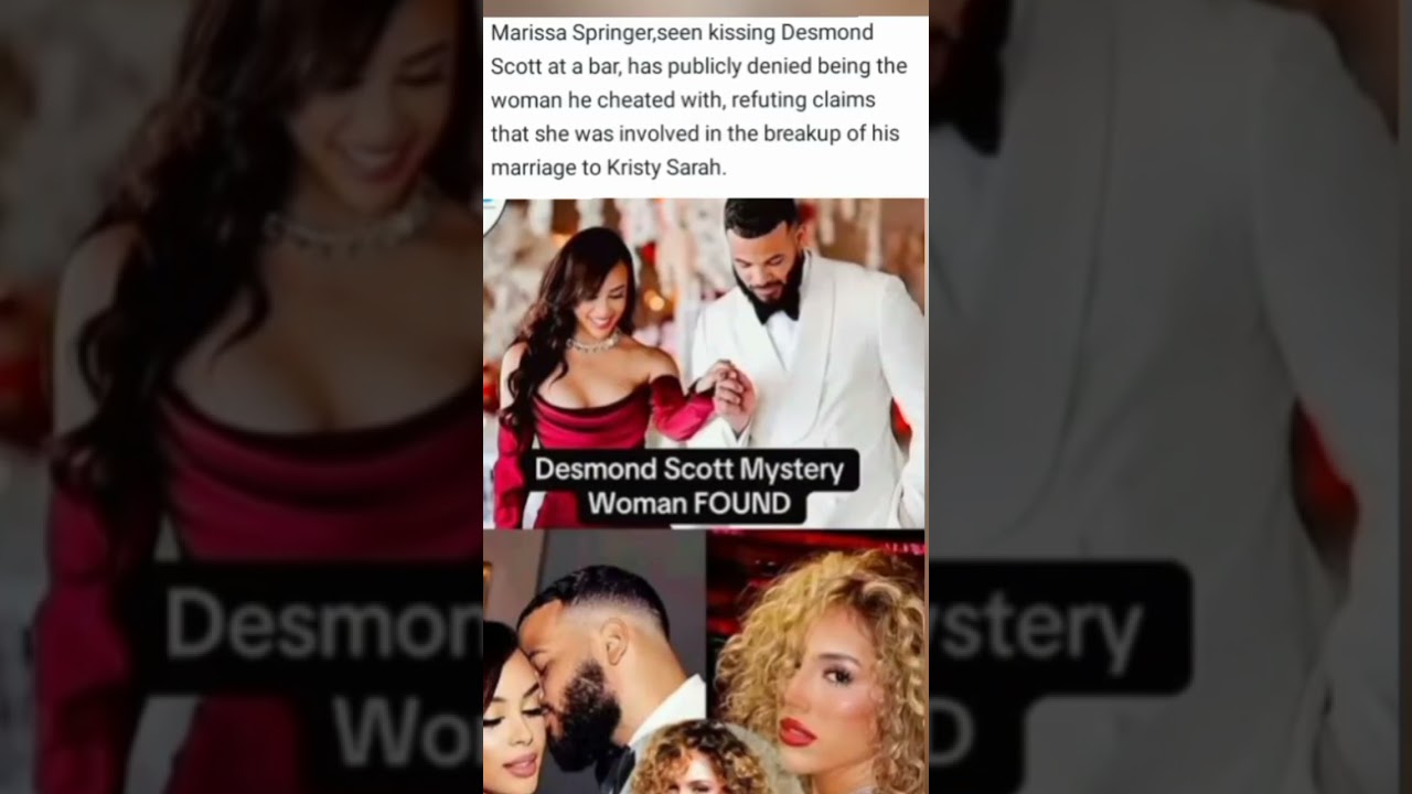Marissa Springer Denies Being Involved in Desmond Scott's Marital Split