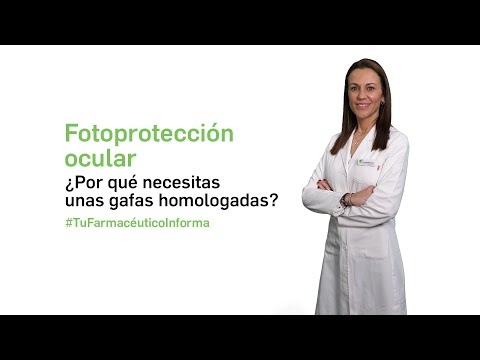 Fotoprotección ocular ¿por qué necesitas gafas homologadas? - Tu farmacéutico Informa #SaludOcular