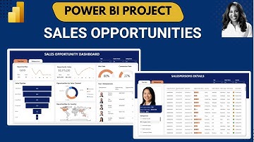 Power BI Project SALES OPPORTUNITY DASHBOARD//End to End Dashboard Power BI Tutorial for Beginners