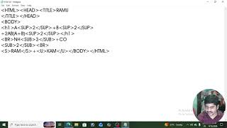 HTML ME PROGRAM KAISE RUN KRE BASIC KNOWLEDGE