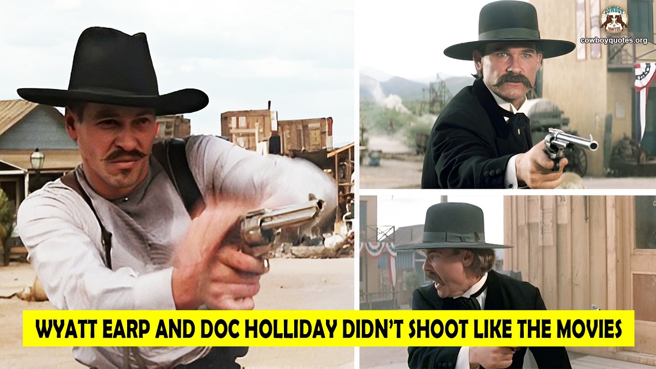 🔴 Wyatt Earp and Doc Holliday Didn’t Shoot Like the Movies - Cowboy Quotes