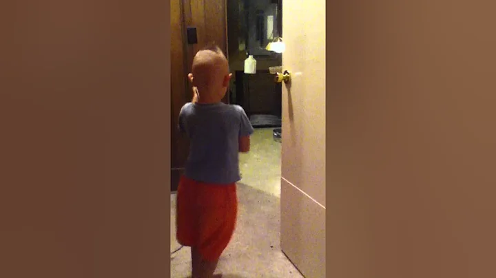 My little brother dancing