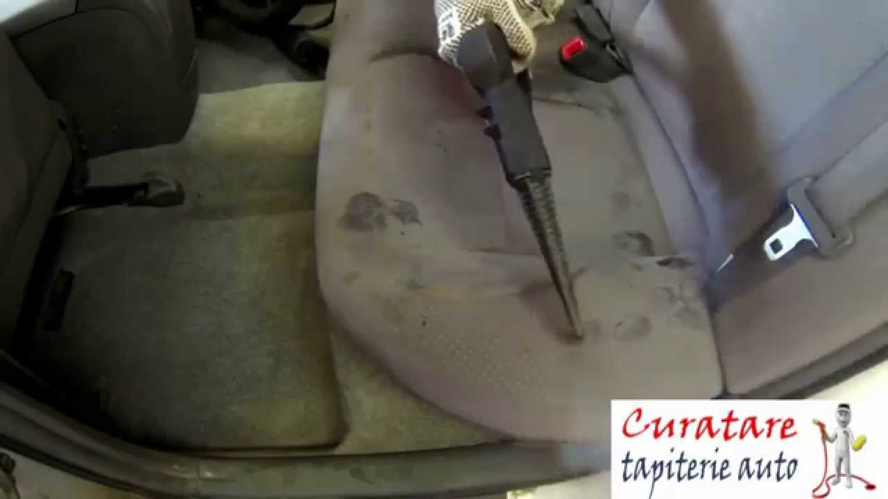 Curatare pete dificile tapiterie auto