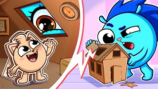 inside the tiny dollhouse cardboard world funny kids songs and nursery rhymes by baby zoo