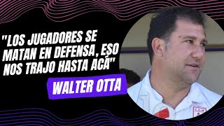 Los JUGADORES se MATAN en DEFENSA eso nos TRAJO hasta aca