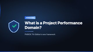 What is a Project Performance Domain?