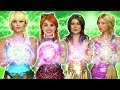 DISNEY PRINCESS MAGIC SUPERPOWERS. (Rapunzel, Elsa, Belle, Tiana, Anna vs Maleficent and Gaston)