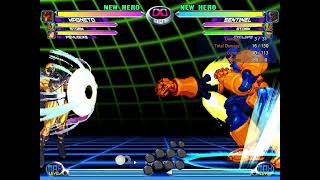 Pushblock and Guard Cancel practice out of Hyper Sentinel Force - MVC2