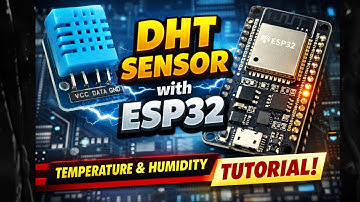 temperature and humidity sensor arduino  | dht sensor with esp32 | esp32 projects | arduino projects