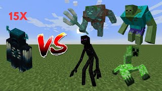 The Great Minecraft Duel: Warden vs Mutant Mobs - Epic Minecraft Battle!