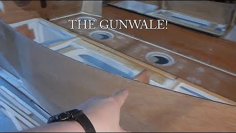 Building a SCAMP part 052 - Gunwales and Carlin Prep