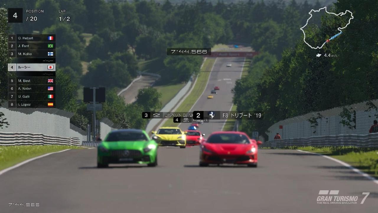 グランツーリスモ 7　世界のハイスペックロードカーにハチロクで挑むニュルブルクリンク北コース(4K)