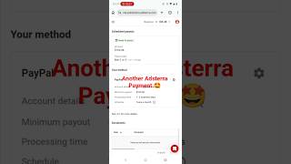 Another Adsterra Payment is on My Way| #Adsterra Payment Proof