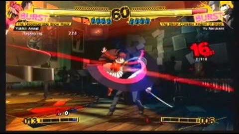 Persona 4 Arena - Yukiko Amagi Combo Video [A Song of Storm and Fire]