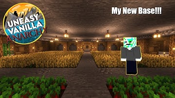 I MADE A HUGE SPAWN BASE!!! - Uneasy Vanilla (no hack anarchy)