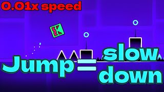 Stereo Madness But Every Jump Slows It Down