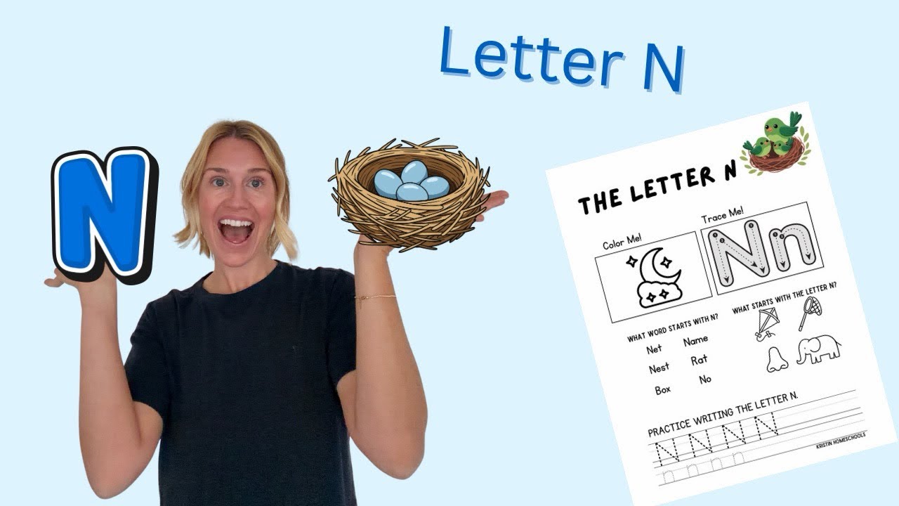 Letter N- FREE WORKSHEET