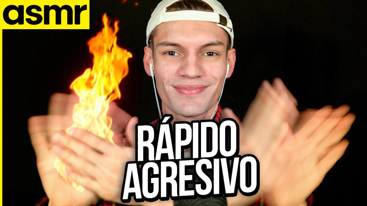 asmr para dormir rápido y agresivo | asmr mouth sounds | asmr español