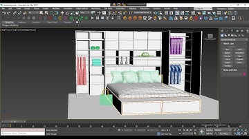 3dsmax Tutorials, Learn 3D Modeling a Wardrobe (Almirah) & Assets from Scratch in 3dsmax.