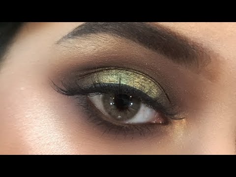 New Year Glam Eye Look Tutorial || Revolution SophX palette || Drugstore makeup | Habiba Samiha