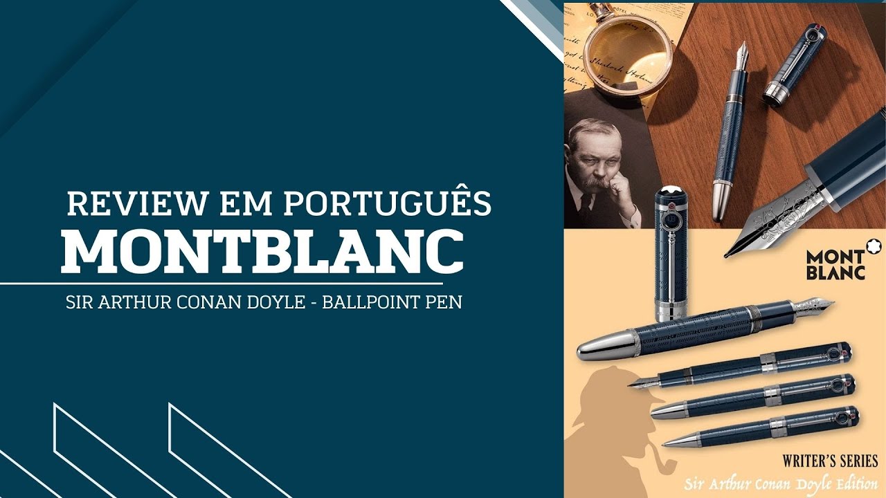 Review em Português-Montblanc Sir Arthur Conan Doyle(Sherlock
