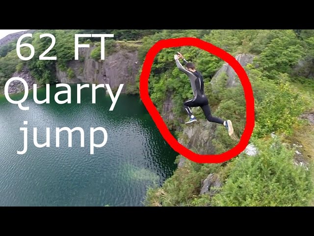 Goldiggins Quarry Cliff Jumping 