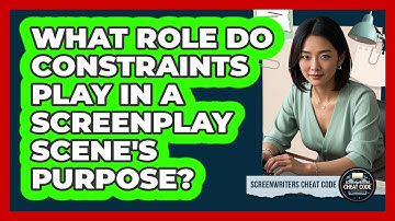 What Role Do Constraints Play In A Screenplay Scene
