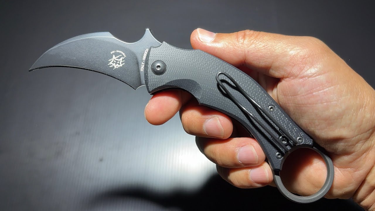 FOX KNIVES BLACKBIRD FX591BK ยืม มีดพับสำหรับกระซวก - YouTube