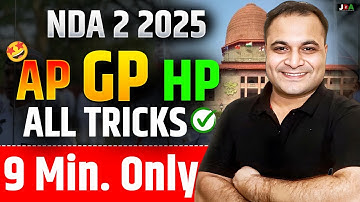 9 Mins Series 🤩| NEW Pattern AP, GP & HP All TRICKS & CONCEPTS Fast REVISION 🚀