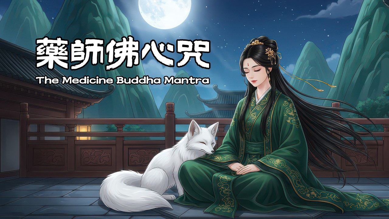 【藥師佛心咒】清音輕送的1小時柔念 讓疲憊靈魂於平和中喘息丨Peace & Soul Breath. #助眠 #療癒 #冥想