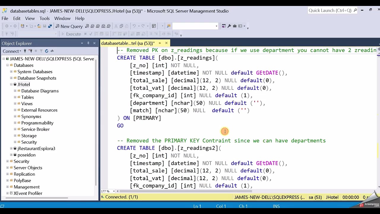 Connecting our systems to MS SQL Server instead of the native db,