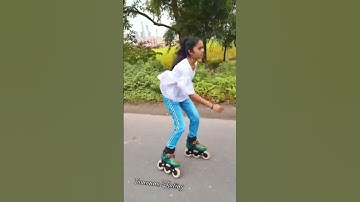 skating on the highway #learnskating #shorts