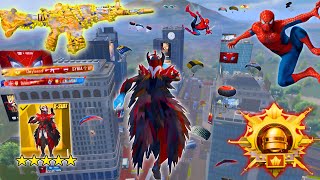 70 Kills😱MY NEW SEASON SPIDERMAN MODE RECORD w/ BLOOD RAVEN X-SUIT🔥 Pubg Mobile