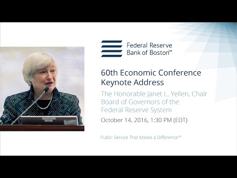 2016 Economic Conference, Janet L. Yellen – Keynote Address 2016 Economic Conference, Janet L. Yellen – Keynote Address