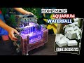 Aquarium from Styrofoam / Beautiful Rock Waterfall Aquarium styorofoam