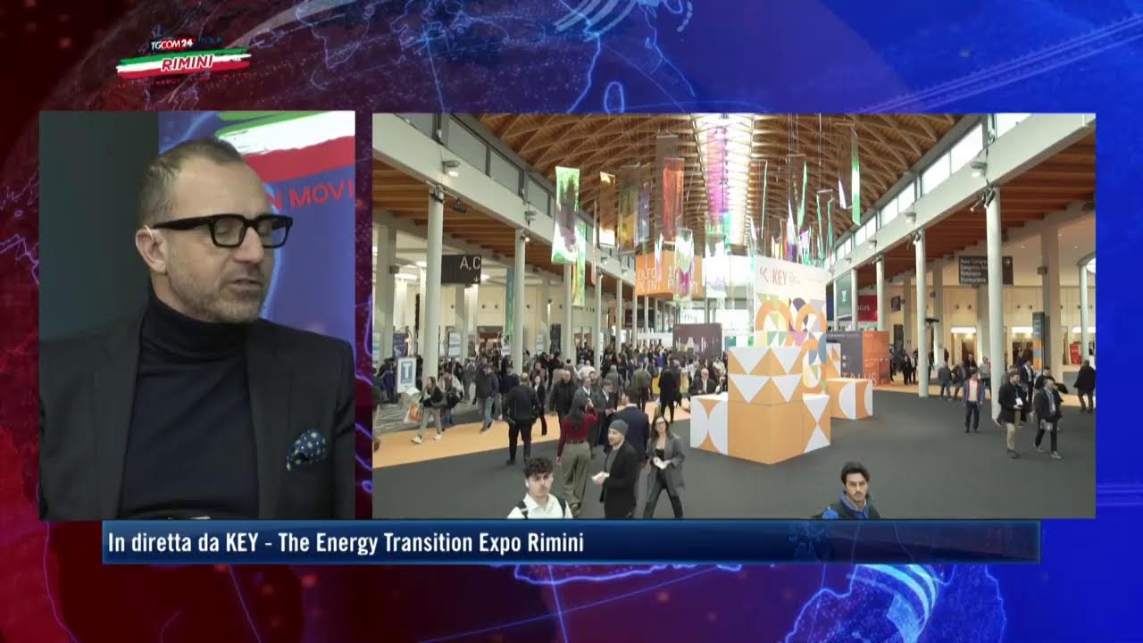 TGCOM24 TOUR RIMINI: KEY , The Energy Transition Expo
