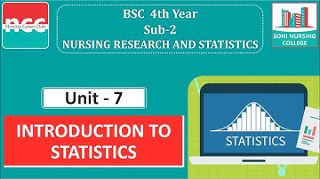 BSC - 4.2.7 -  NURSING RESEARCH STATISTICS